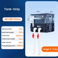 Yee Aquarium filtre boîte de roulement silencieux supérieur goutte à goutte Circulation de l'eau externe baril étang marin d'eau douce récif de corail réservoir de poissons