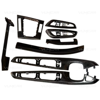 Kit de panneau intérieur de console centrale en fibre de carbone personnalisé pour BMW Série 3 E46 1998~2005 Accessoires intérieurs Garniture de levier de vitesses