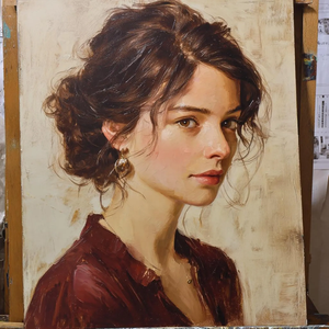 Dipinto a Olio su Tela <span class=keywords><strong>da</strong></span> <span class=keywords><strong>Foto</strong></span>, Opera d'Arte Unica su Commissione e Regalo Perfetto per il Marito - Product Image 2