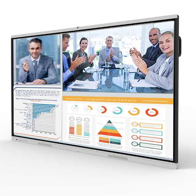 75 Inch Smart Whiteboard Tv Touch Screen Online Home School Meeting Education Board Device All in One Pc Interactive Flat Panel