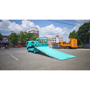 <span class=keywords><strong>Prix</strong></span> d'usine HOWO 440HP Camion de dépannage à plateau plat diesel télécommandé : Véhicule de remorquage et de sauvetage abordable - Product Image 4