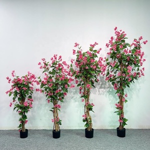 Décoration de bureau, cour, fleurs artificielles, plantes en pot, arbres de saule pleureur écologiques et durables de 90 à 120 cm - Product Image 3
