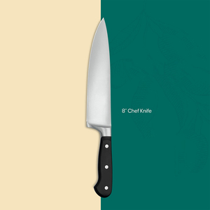 Custom Logo 8 Inch Chef <strong>Knife</strong> Professional Kitchen <strong>Knife</strong> Great for Chopping with Sheath <strong>in</strong> Gift <strong>Box</strong> - Product Image 2