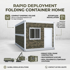 Campamento Minero Móvil Prefabricado <span class=keywords><strong>de</strong></span> Ensamblaje Rápido, Casa Contenedor Plegable <span class=keywords><strong>de</strong></span> Instalación Rápida, Personalizable para Fábricas Comerciales y <span class=keywords><strong>Alquiler</strong></span> - Product Image 1
