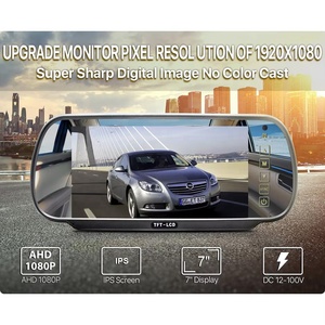 Cámara de visión trasera de vehículo con luz de freno LED GreenYi para <span class=keywords><strong>Iveco</strong></span> Daily 2015-2017 Truck Van impermeable AHD 1080P visión nocturna 175 grados - Product Image 6