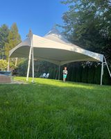 Carpa de Techo Alto de 20x20 pies, Impermeable y Resistente a la Intemperie, para Bodas, Fiestas, Festivales y Exposiciones