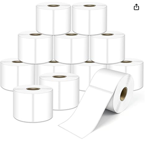 Étiquettes thermiques vierges de 2,25 x 4 pouces, imperméables, résistantes à l'huile, pour imprimantes thermiques - Product Image 3