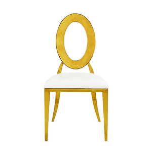 Prix de gros Chaise de mariage d'hôtel empilable à dossier ovale en acier Chaise d'événements à <span class=keywords><strong>vendre</strong></span> - Product Image 3