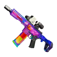 Pistola de Juguete de Gel Splatter Blaster MP7 M416 AK47 ARP9 P90 M4A1 Eléctrica para Juego de Disparos al Aire Libre, Réplica Real de Pistola de Juguete AK