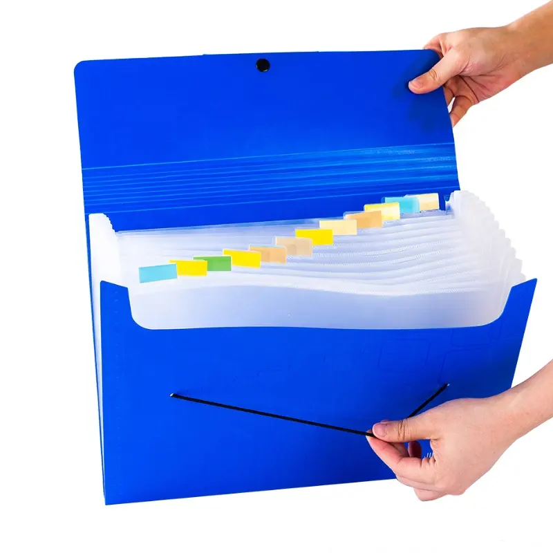 Pochettes extensibles pour dossiers A4, 25 pochettes, organiseur de documents