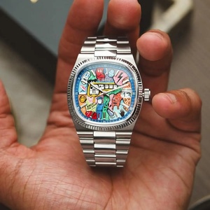 Orologio retrò quadrato da <span class=keywords><strong>uomo</strong></span>, <span class=keywords><strong>di</strong></span> <span class=keywords><strong>marca</strong></span> <span class=keywords><strong>di</strong></span> lusso leggero, autentico regalo, novità 2025, cinturino in acciaio inossidabile, orologio al quarzo impermeabile - Product Image 4