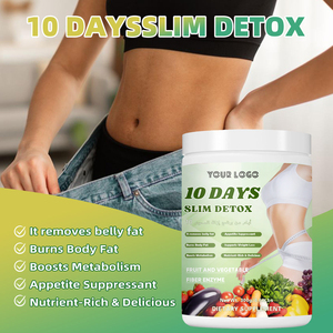 Polvo Adelgazante Detox de 10 Días con Fórmula Personalizada al por Mayor del Fabricante, Quema Grasas Corporales, Supresor del Apetito - Product Image 3