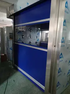 Fast Speed Automatic Rapid Rolling PVC Shutter Door Cargo Air Shower