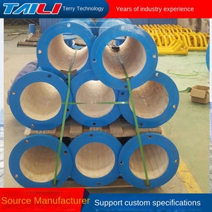 TAILI工業用セラミック耐摩耗性スチールライン複合パイプ肘とティー継手付き - Product Image 5