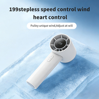 Ventilateur portable mini personnalisable avec logo, vente en gros, ventilateur électrique rechargeable par USB, petit ventilateur personnel turbo, ventilateur à main portable