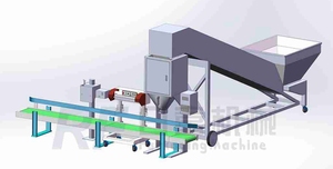 Bán tự động túi lớn có trọng lượng quy mô 10kg 15kg 20kg 50kg bột trái cây hạt điền máy với máy may - Product Image 6