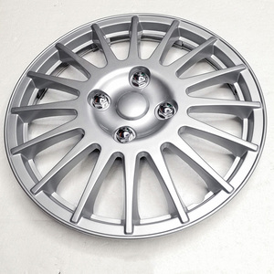 Commercio all'ingrosso della fabbrica argento 13 pollici 14 pollici 15 pollici argento <span class=keywords><strong>16</strong></span> pollici universale mozzo copriruota auto - Product Image 4