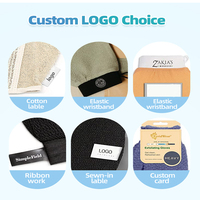 Gants exfoliants pour le corps, gants exfoliants pour la douche, logo personnalisé, viscose, vente chaude, gants exfoliants coréens, gants exfoliants noirs, 2 pièces