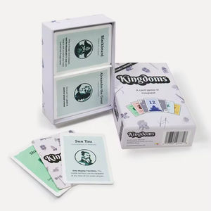 YY OEM personnalisé haute qualité papier <span class=keywords><strong>cartes</strong></span> à jouer avant et arrière personnalisé feuille couleur Table <span class=keywords><strong>jeu</strong></span> <span class=keywords><strong>de</strong></span> société avec - Product Image 5