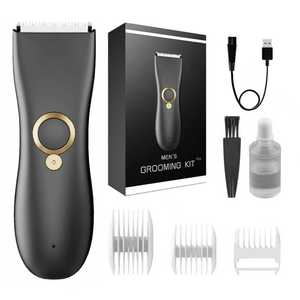 Ensemble de toilettage pour <span class=keywords><strong>homme</strong></span> en ABS imperméable, <span class=keywords><strong>rasoir</strong></span> électrique, boules pour utilisation sans fil, <span class=keywords><strong>rechargeable</strong></span> par USB, pour hôtel et usage domestique - Product Image 1