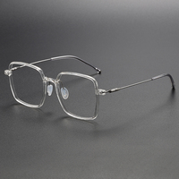 Lunettes de vue tendance 8655 en titane de haute qualité, monture optique pour hommes