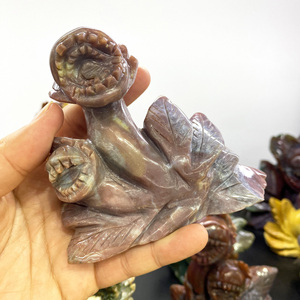 Ventas calientes Natural Ocean Jasper Corpse Flower Tallado a mano Tallado en cristal Tallado para regalos artesanales de cristal - Product Image 4