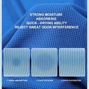 100% 涤纶平纹 T 恤 高品质促销透气面料 跑步热升华印花徽标速干空白 T 恤 - Product Image 3