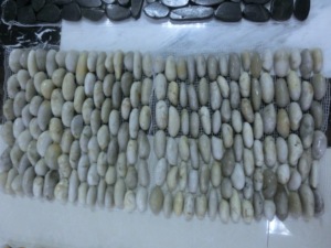 Tự nhiên thủ công sông sỏi đá khảm lưới, gạch không đều đầy màu sắc cho nhà bếp backsplash - Product Image 5