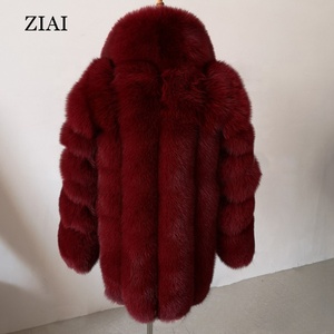 <span class=keywords><strong>Cappotto</strong></span> da <span class=keywords><strong>Donna</strong></span> <span class=keywords><strong>Oversize</strong></span> in Vera Pelliccia di Volpe Stile Western, Caldo e Invernale, Moda di Lusso all'Ingrosso dalla Fabbrica - Product Image 6