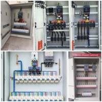 Boîtier de distribution électrique complet triphasé 220V pour éclairage domestique, encastré mural, qualité industrielle