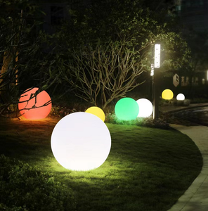 Lumind प्रकाश निविड़ अंधकार सौर एलईडी चमकदार गेंद ईख डाला होटल पत्थर उद्यान प्रकाश - Product Image 4