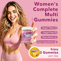 Gummies multivitaminées liquides sans sucre pour femmes, marque distributeur, supplément beauté et immunité féminine, 60 unités