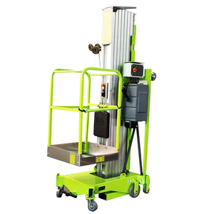 אחת מתלות אלומיניום גבוהה פלטפורמת מעלית גבוהה 150 ק "ג 6 מ '8 מ' 10 מ '12 מ' מיני מונעת יחסי שליטה - Product Image 4