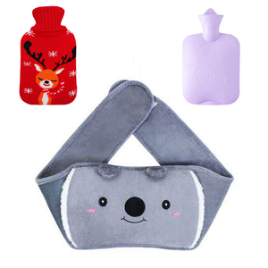 Sac à eau chaude pour soulager la douleur du cou, du <span class=keywords><strong>dos</strong></span>, des épaules et des jambes, sac à eau chaude pour la taille avec housse <span class=keywords><strong>de</strong></span> protection douce - Product Image 5