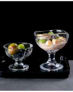 Populaire clair MS cuillère crème glacée Gelato Dessert Gelato pouding salade gâteau cuillère de service café Bar Restaurant cuillère en plastique - Product Image 5