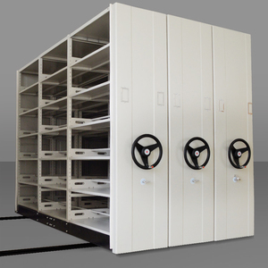 Steel Movable Archive <b>Shelves</b> Mobile Storage Shelving Roller <b>Racking</b> Cabinet Compact Storage Shelving Dense Ark Mobile Shelving - Product Image 5