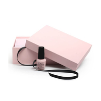 Emballage cosmétique de luxe pour faux ongles, boîte de vernis carrée Orange rose bleu, presse personnalisée sur les ongles