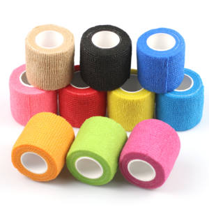 Venda Autoadhesiva <span class=keywords><strong>El</strong></span>ástica Cohesiva Kuvvfe <span class=keywords><strong>para</strong></span> Lesiones Deportivas, Cinta <span class=keywords><strong>para</strong></span> <span class=keywords><strong>Tobillo</strong></span> y Palo de Hockey 5cm*4.5m - Product Image 1