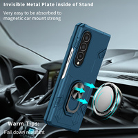Coque de Téléphone Mobile Aimantée Type Mecha et Anti-Chute pour Samsung Galaxy Z Fold 7, Housse de Protection Compatible avec Samsung Z Fold 6 5 4 3 2