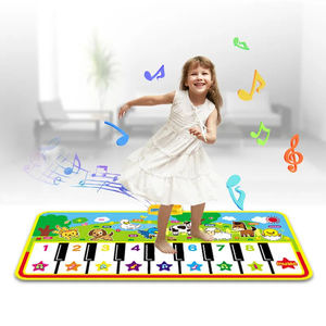 Tapis de Piano de Grande Taille Tapis de Clavier de Piano Musical pour Enfants avec 8 Instruments Sons <span class=keywords><strong>Musique</strong></span> Danse Tapis de Jeu Tactile - Product Image 1