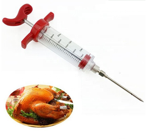 Multifunctional Stainless Steel <strong>Brine</strong> Injection <strong>Needles</strong> Meat Chicken Seasoning Marinade Pump <strong>Injector</strong> Syringe - Product Image 6