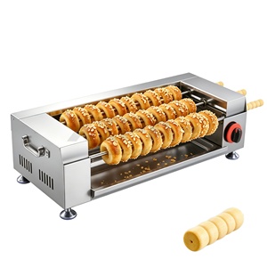 Máquina para Hacer Pasteles de Chimenea de 6 Rodillos, <span class=keywords><strong>Horno</strong></span> para Kurtos Kalacs, Diseño Compacto de Sobremesa, Rotación Automática, para Pequeñas Panaderías, Cafeterías y Emprendimientos - Product Image 4