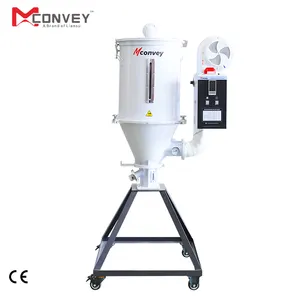 50kg plastic hopper dryer Vacuum pvc plastic dryer machine with floor frame for plastic recycling