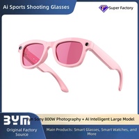 Lunettes Intelligentes M01pro Technologie Avancée 800W Caméra HD Traduction IA pour Contrôle Audio par Bouton Poussoir Batterie 270mAh Prise de Vue Intelligente