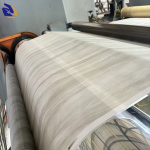 Película decorativa de PVC con diseño de grano de madera gris mate, tinta a base de agua no adhesiva, hoja de PVC con textura de madera que se desvanece - Product Image 2