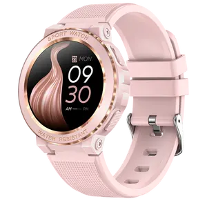 Valdus 1.2 Inch Colorful Large Screen 24 Hours Health Monitoring Female Physiological Period Management MK60 Smart Watch