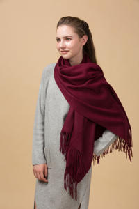 ผ้าคลุมไหลแคชเมียร์แท้ 100% ขนาดใหญ่พิเศษ 70*200 ซม. สีพื้น ทออย่างประณีต สำหรับผู้หญิง ขายส่งระดับพรีเมียม รับสั่งทำตามแบบ - Product Image 3