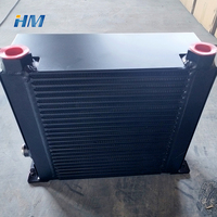Nuevo Intercambiador de Calor de Placas HM Refrigerado por Aire Modelo AH 1012, Construcción de Aluminio, Capacidad de Enfriamiento de Aceite 100L/min