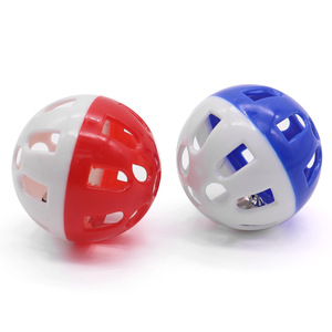 Jouet pour chat, balle sonore creuse en plastique, balles interactives pour chats, jouets d'auto-entretenissement pour chatons, accessoires pour animaux de compagnie - Product Image 5