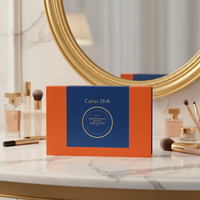 Boîte cadeau en papier rigide personnalisée avec logo OEM, pour rouge à lèvres, soins de la peau, brillant à lèvres, parfum, cosmétiques, fermeture magnétique, gaufrage